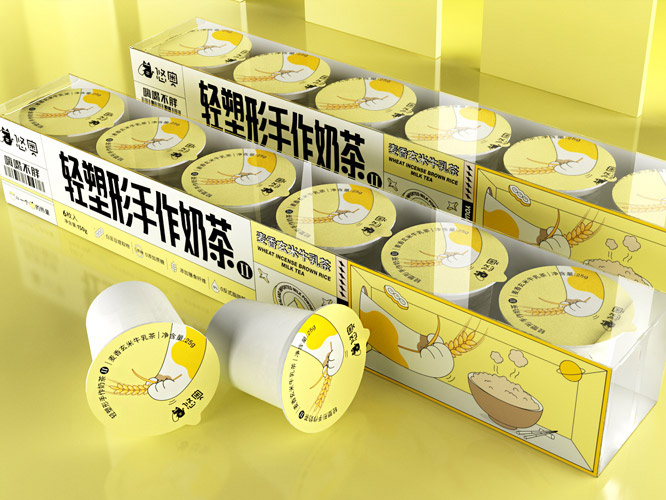 線上奶茶包裝設(shè)計，奶茶包裝設(shè)計
